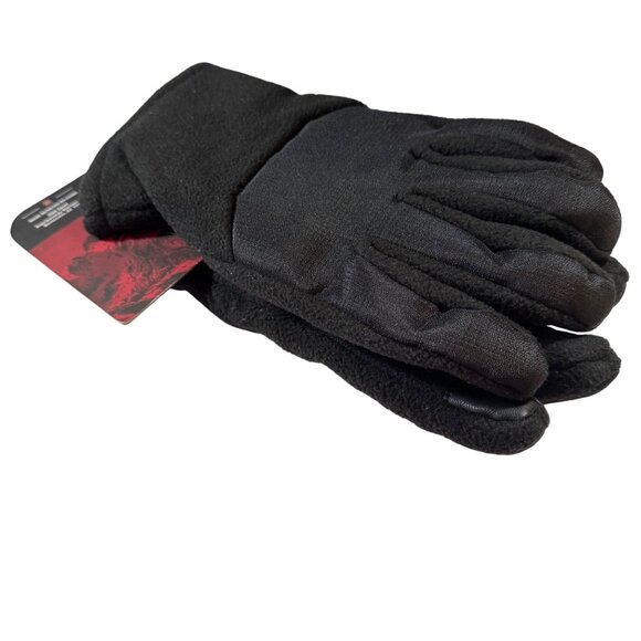 Swiss Tech S/M Black‎ Thinsulate Fleece Gloves With Peak Touchscreen Capability - Picture 2 of 4